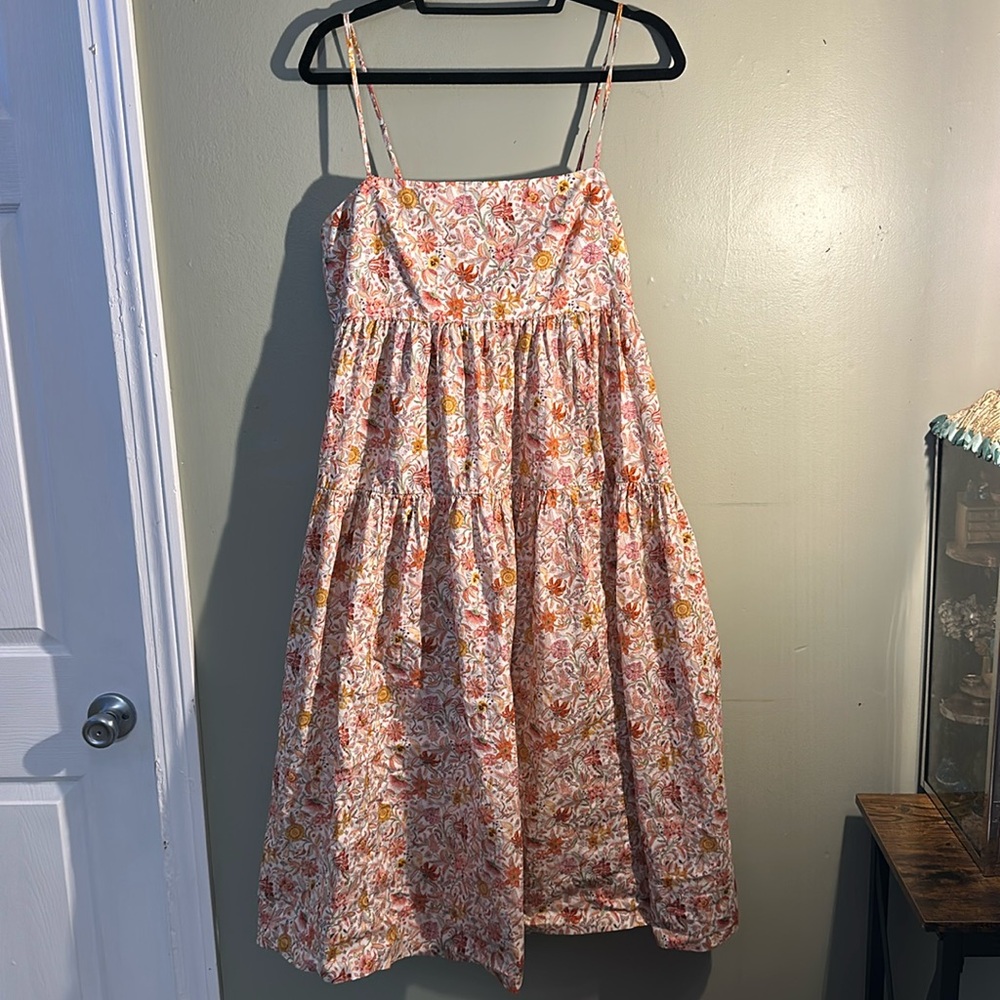 J Crew made with Liberty Fabric Size 14 dress